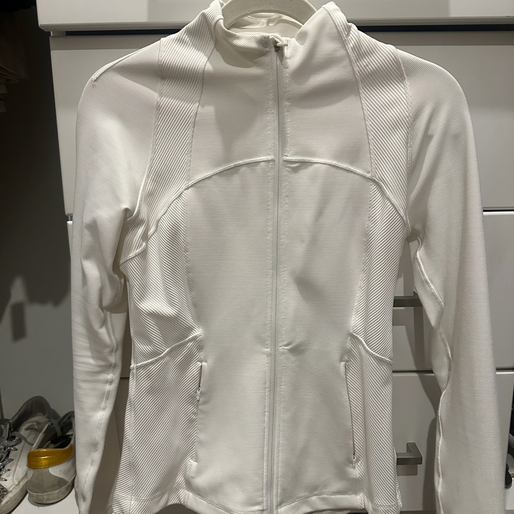 Lululemon Athletica White Utility Jacket